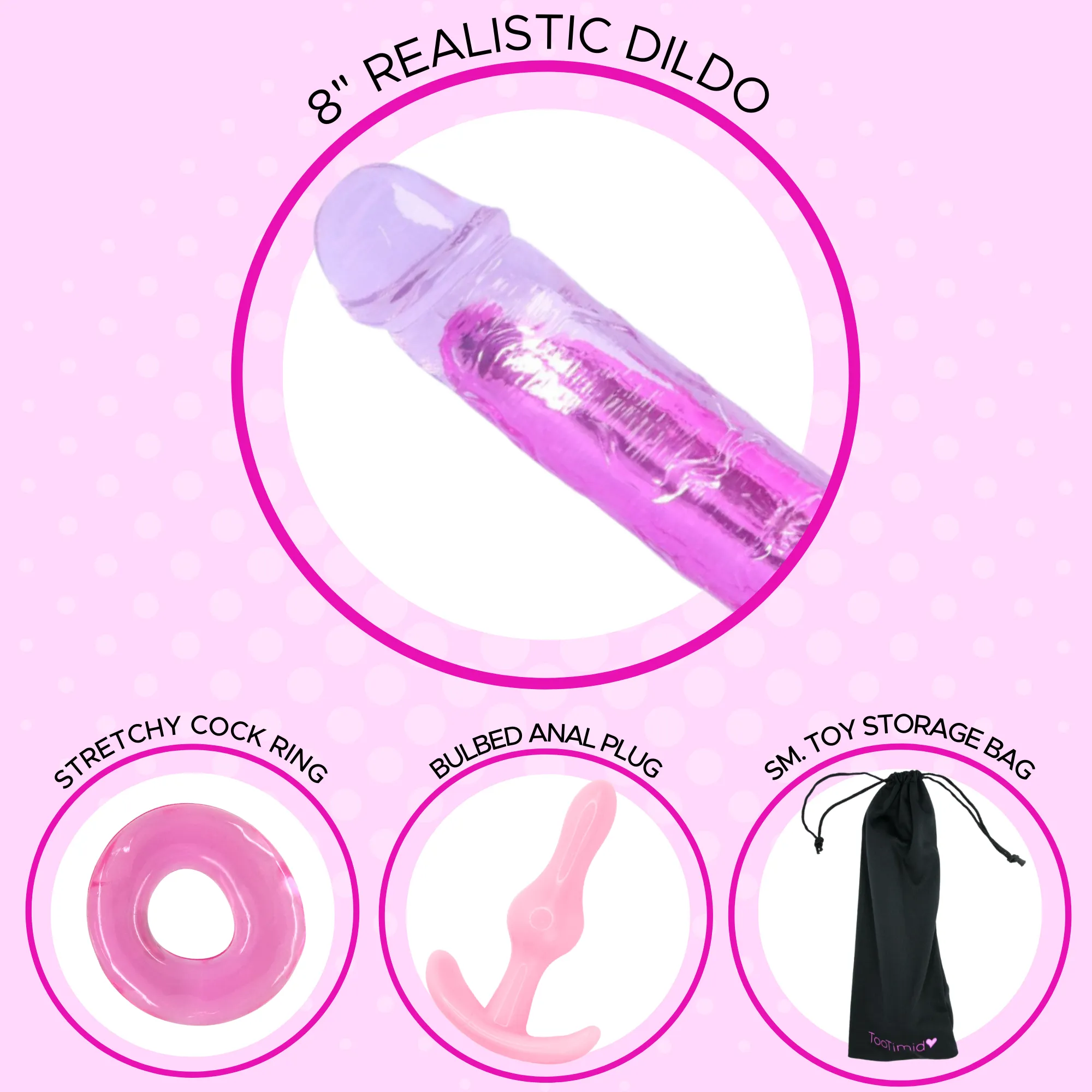 Tease & Please Toolbox Kit | 4 Toy Pleasure Bundle