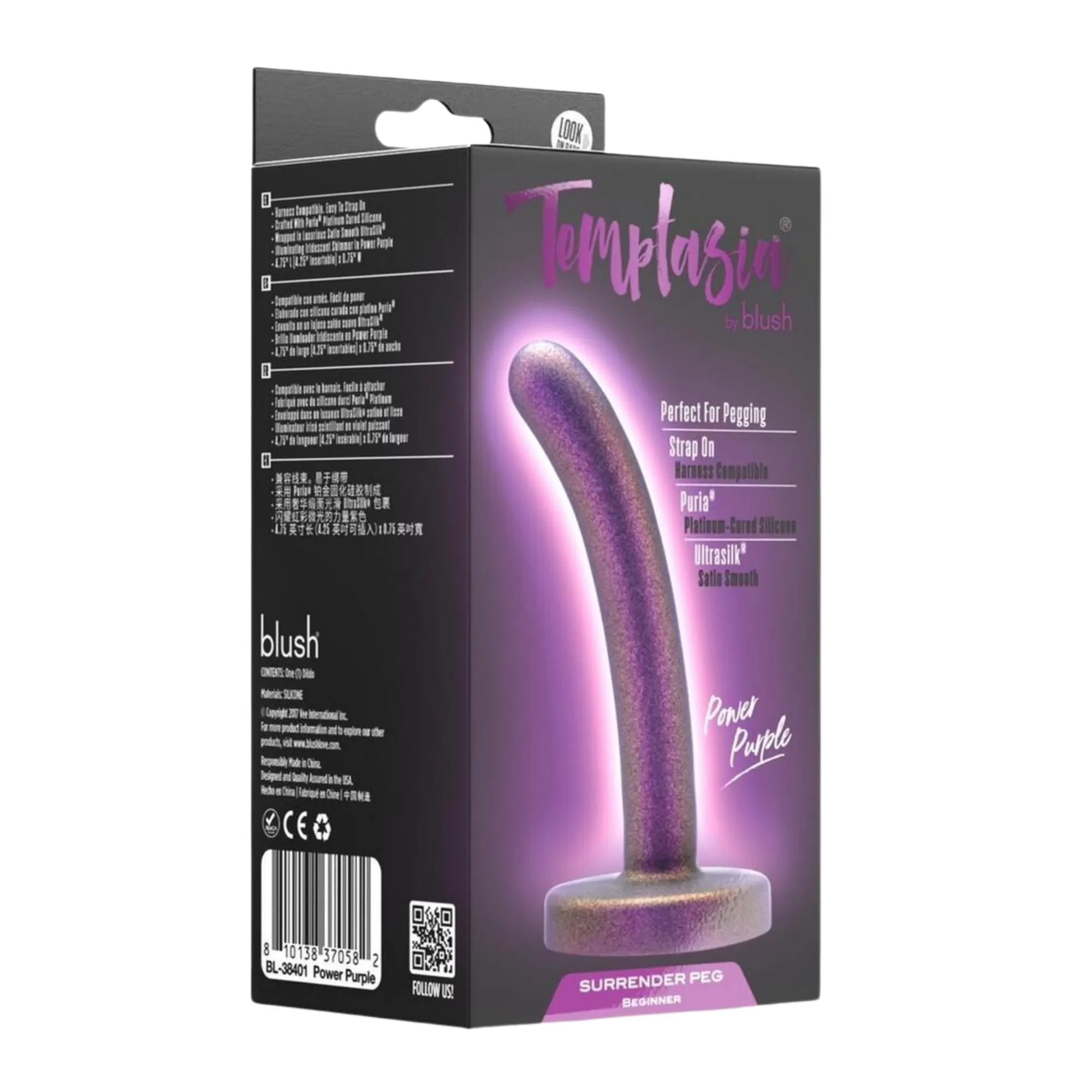 Temptasia Surrender Peg Silicone Dildo