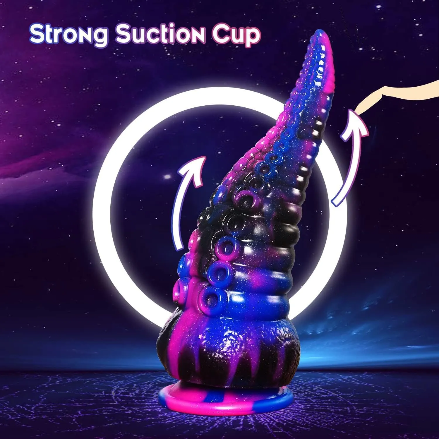 Tentacle Dildo: 8.7" Realistic Silicone Prostate Massager