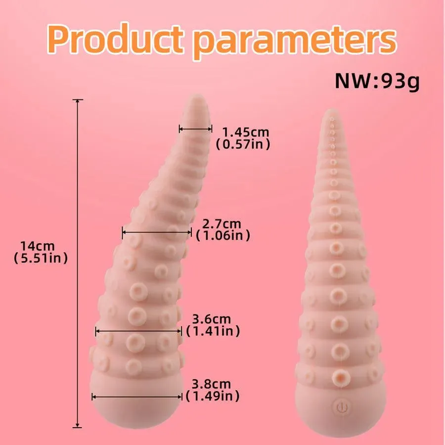 Tentacle Silicone Anal Vibrator