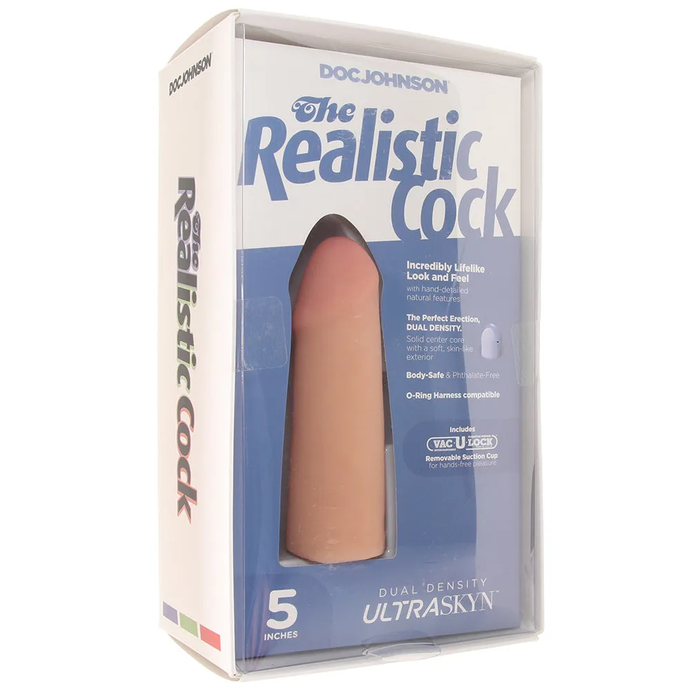 The Realistic 5 Inch Cock in Vanilla