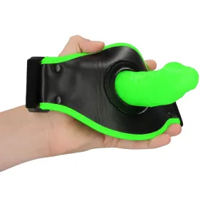 Thigh Strap-on With Silicone Dildo 5.7 Inch - Glow in the Dark