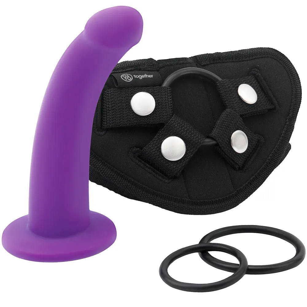 Together Tilt 6.5 Inch Vibe and Harness Set