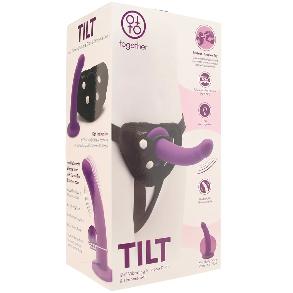 Together Tilt 6.5 Inch Vibe and Harness Set