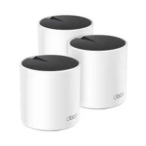 TP-Link Deco X25(3-pack) AX1800 Dual-Band Whole Home Mesh Wi-Fi 6 System (3-Pack) - White