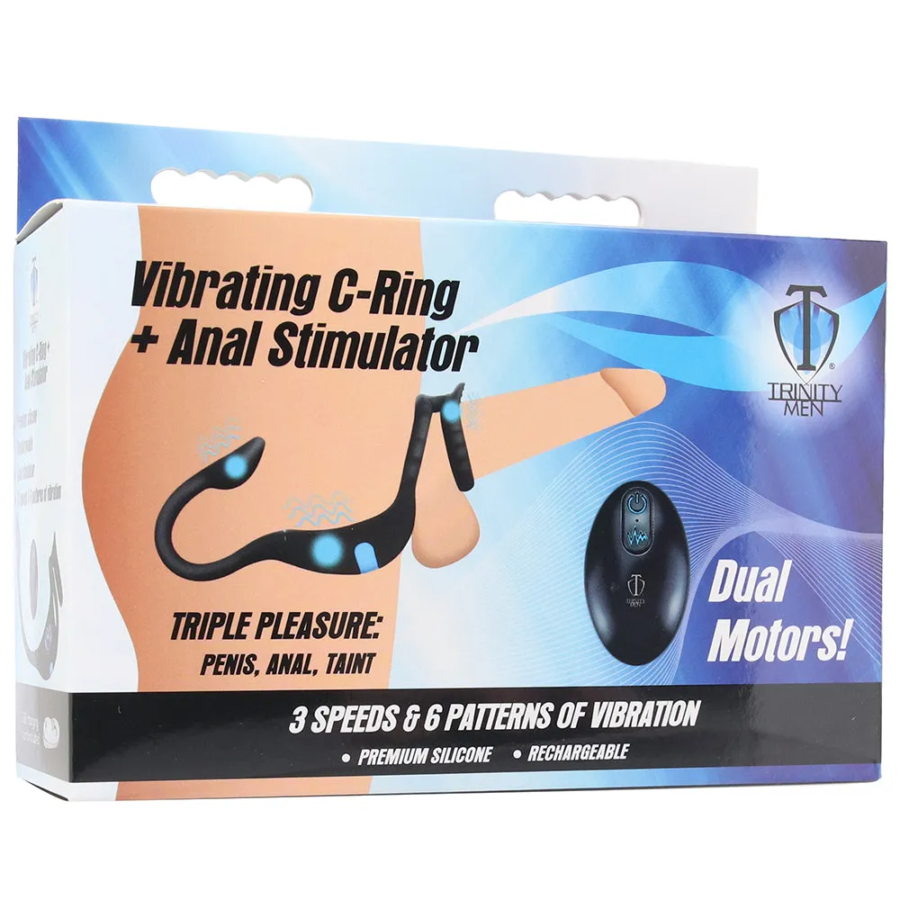 Trinity Men Vibrating C-Ring & Anal Stimulator