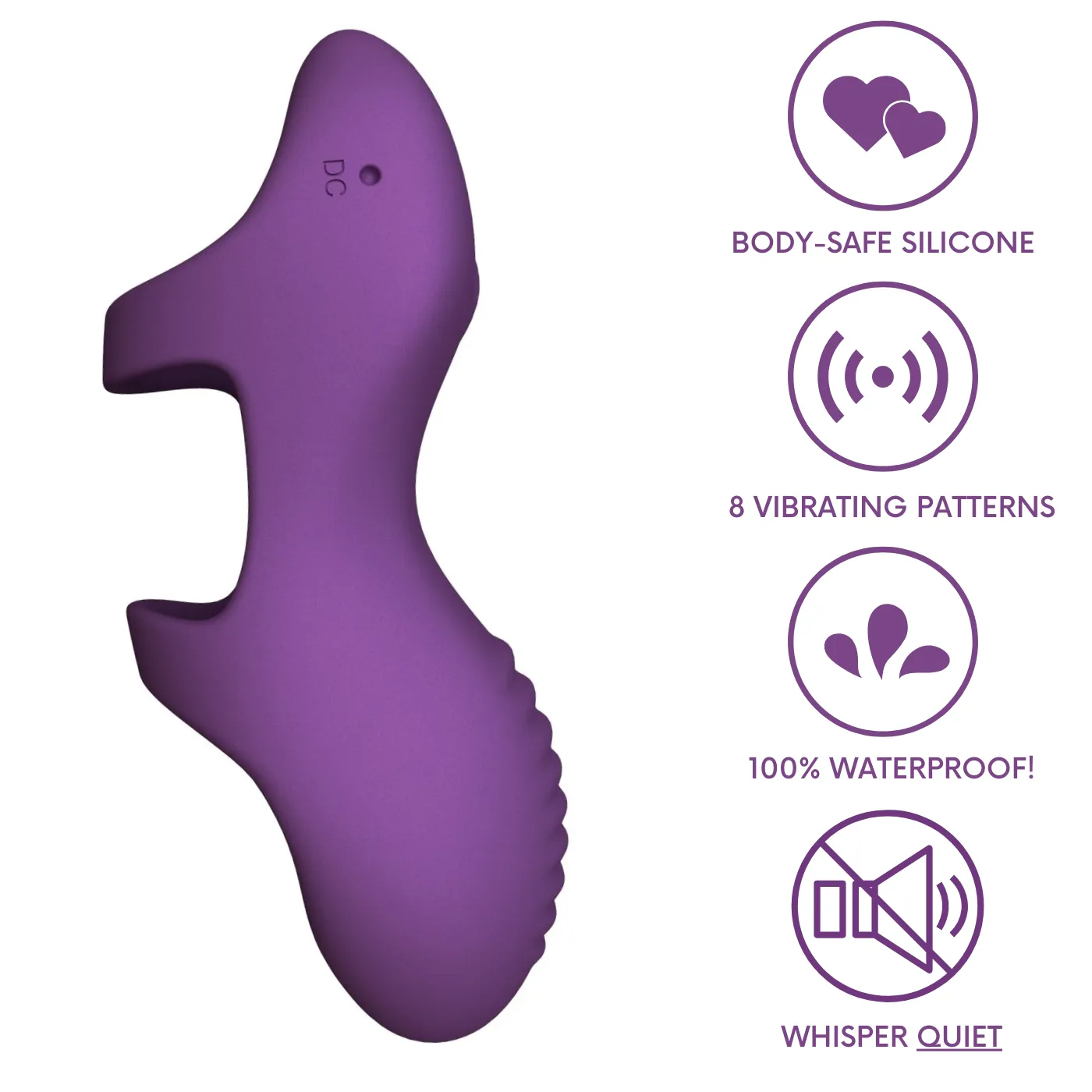 Ultra Discreet & Quiet Rechargeable Finger Vibe