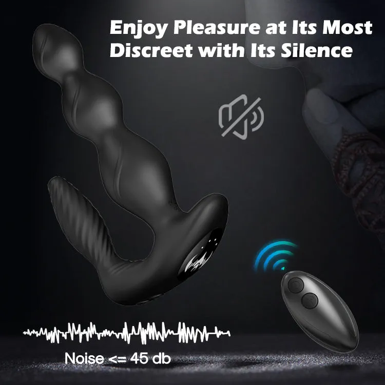Vibrating Butt Plug with 3 Motors