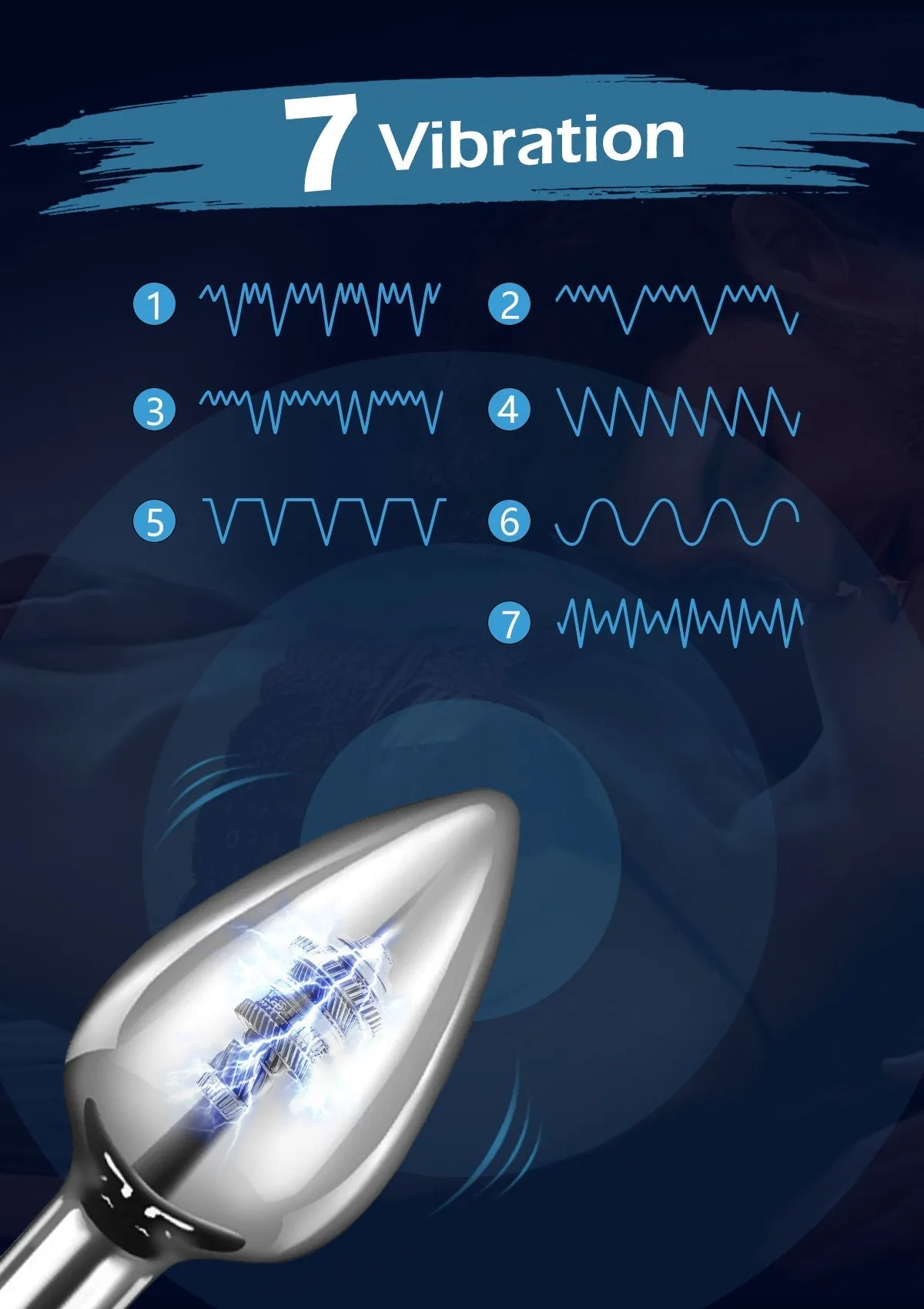 Vibrating Butt Plug with Remote Control