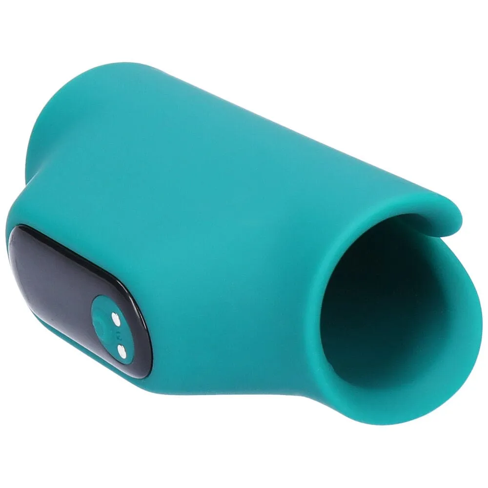 Vibrating Ribbed Silicone Penis Gripper Stroker | Rechargeable HJ & BJ Aide