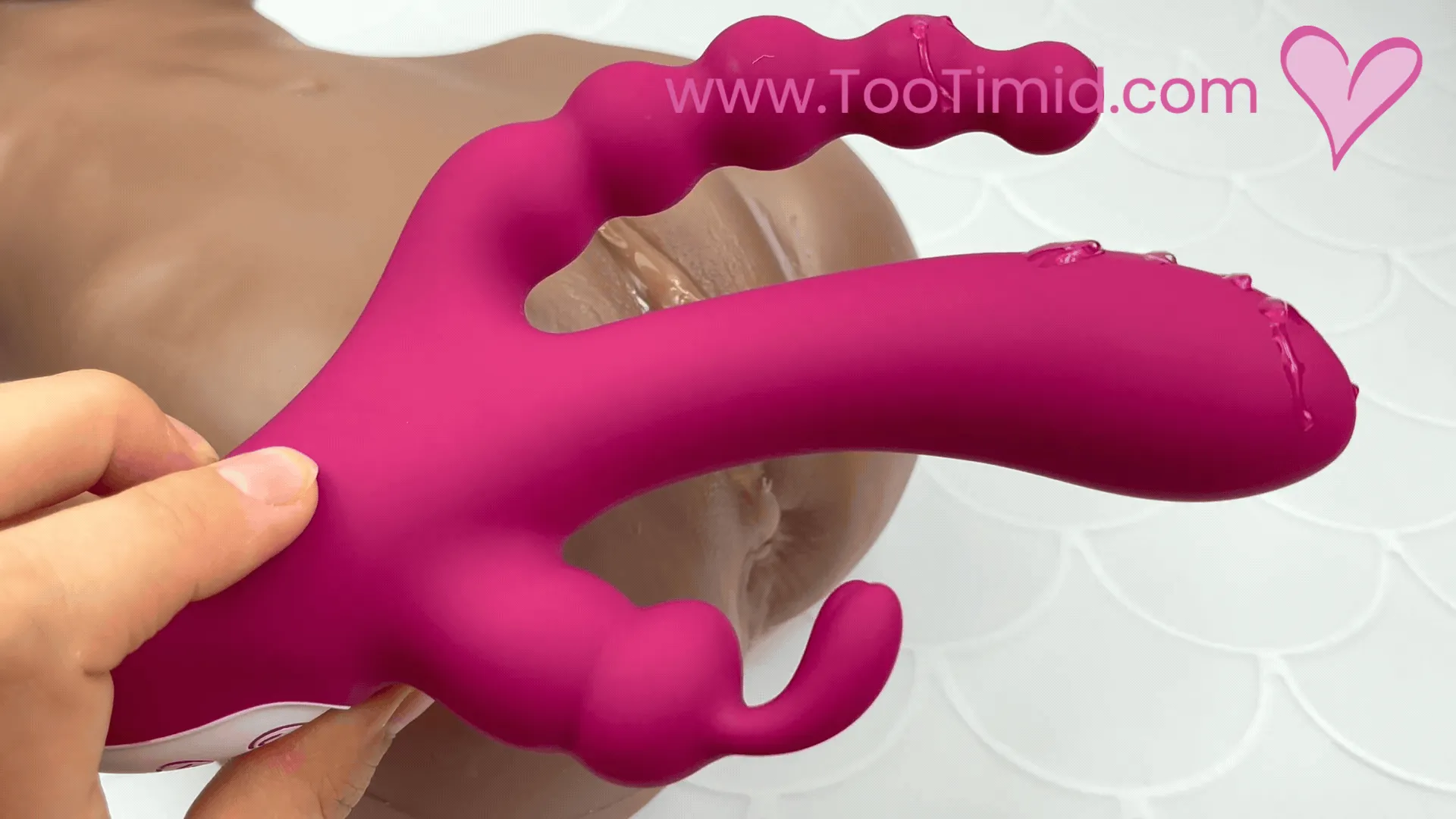 Waterproof Silicone Triple Rabbit Stimulator