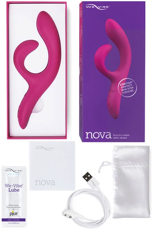 We-Vibe NOVA 2 App-Controlled Flexible Rabbit Vibrator
