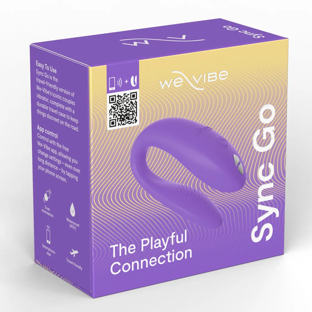 We-Vibe Sync Go App-Compatible Couples Vibrator & Travel Case