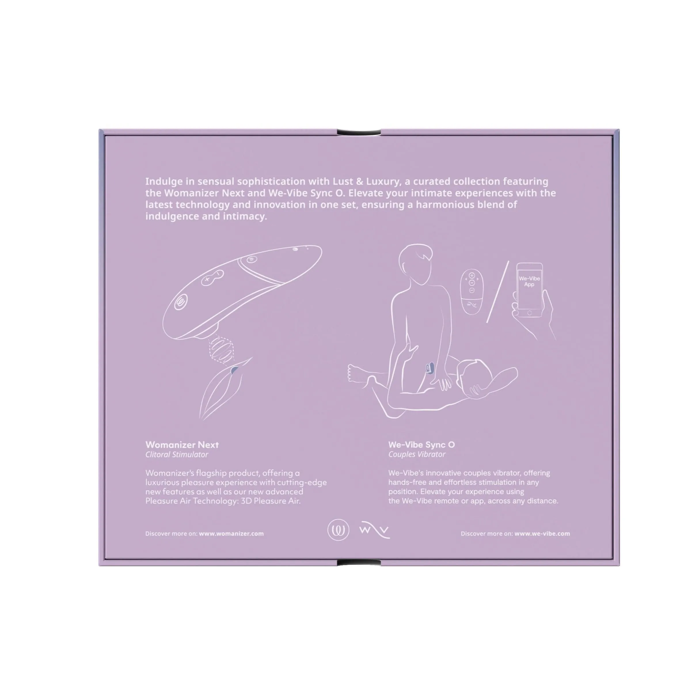 We Vibe - WMZ Collection Next and Sync O APAC/AMER Lust and Luxury Collection Box