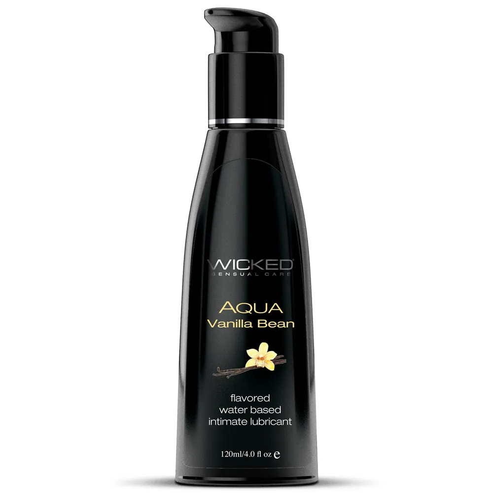 Wicked Aqua Flavoured Water-Based Lubricant - Vanilla Bean
