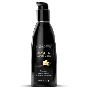Wicked Aqua Flavoured Water-Based Lubricant - Vanilla Bean