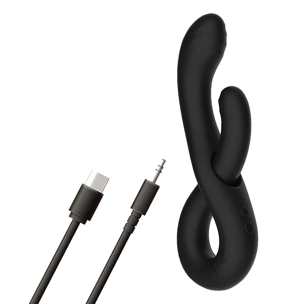 Winyi Judy 2-in-1 Double-Ended Dildo & Rabbit Vibrator
