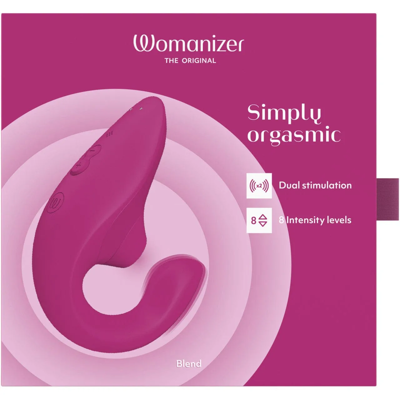 Womanizer - Blend The Original Clitoral Clit Stimulator with G Spot Dildo