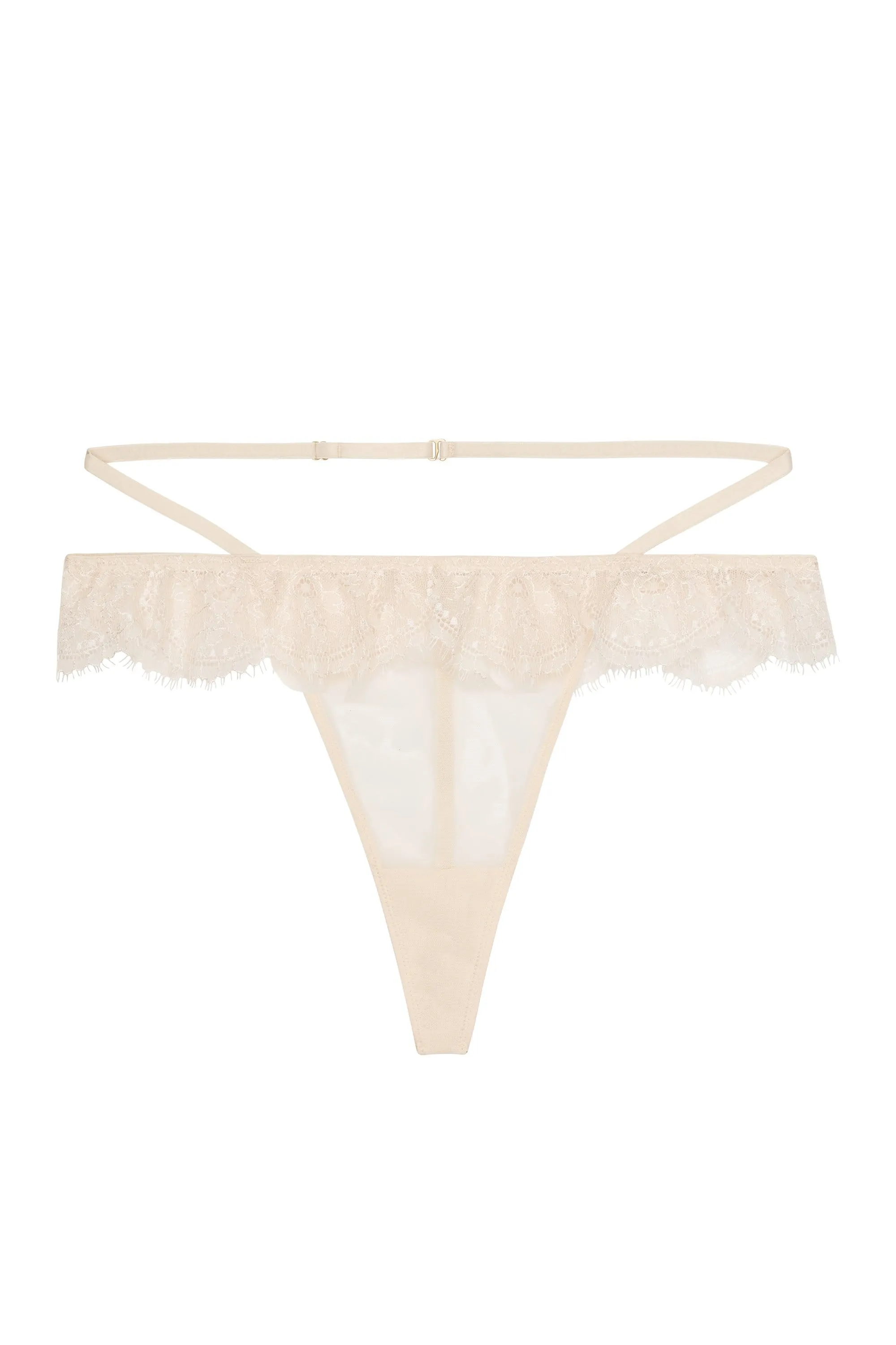 WW x Charlotte McKinney Blush Gigi  Cut Out Side Thong
