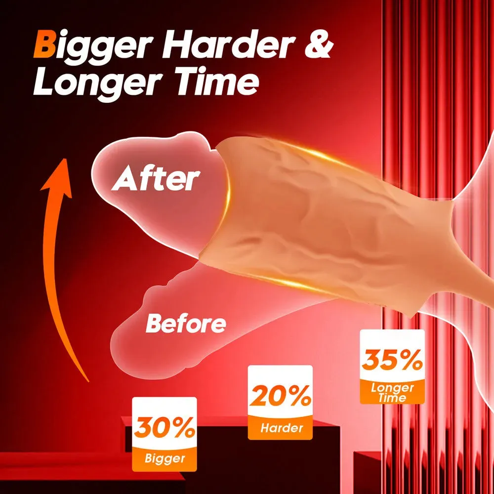 Xinghaoya APP Control Vibrating Cock Sleeve