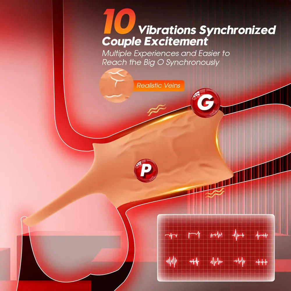 Xinghaoya APP Control Vibrating Cock Sleeve