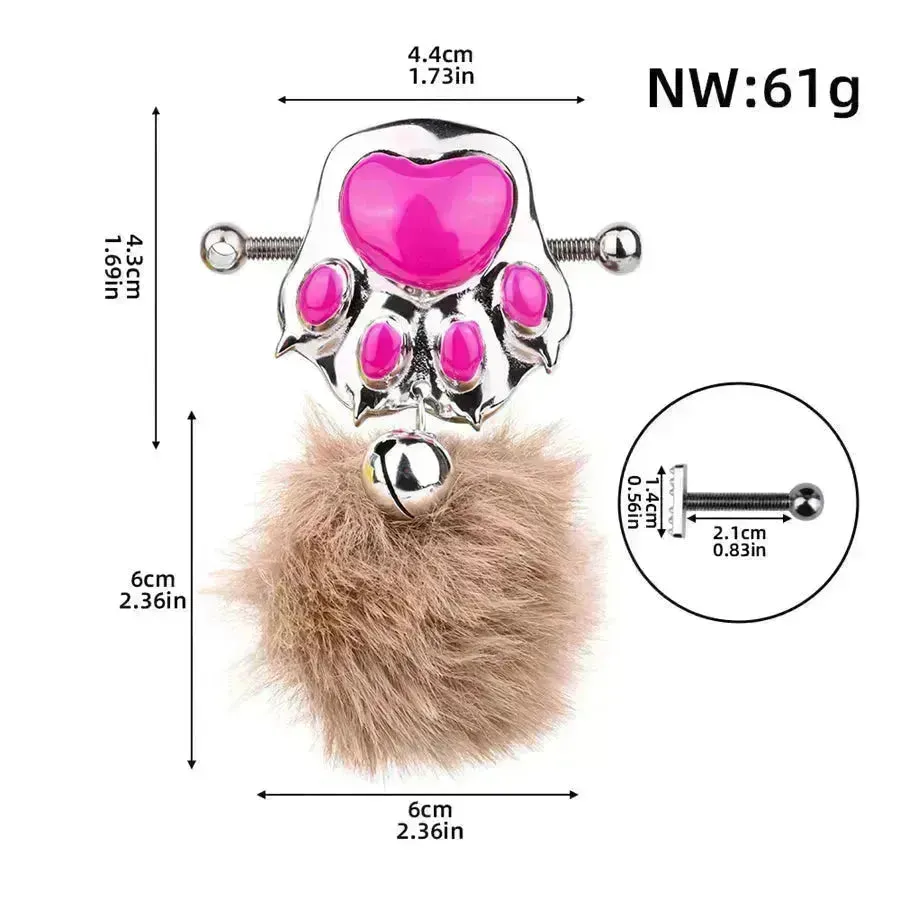 Xinghaoya Plush Pendants Nipple Clamps