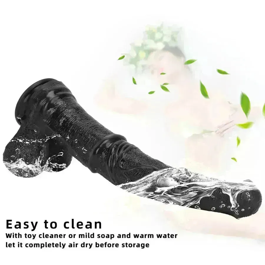 Xinghaoya Silicone Black Horse Dildo