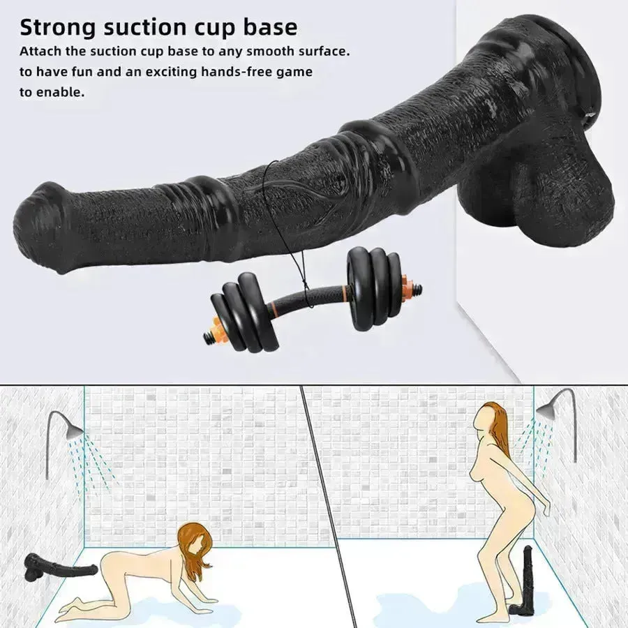Xinghaoya Silicone Black Horse Dildo