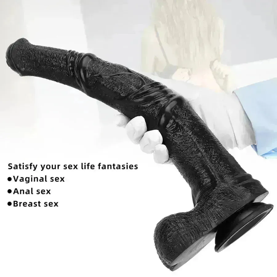 Xinghaoya Silicone Black Horse Dildo