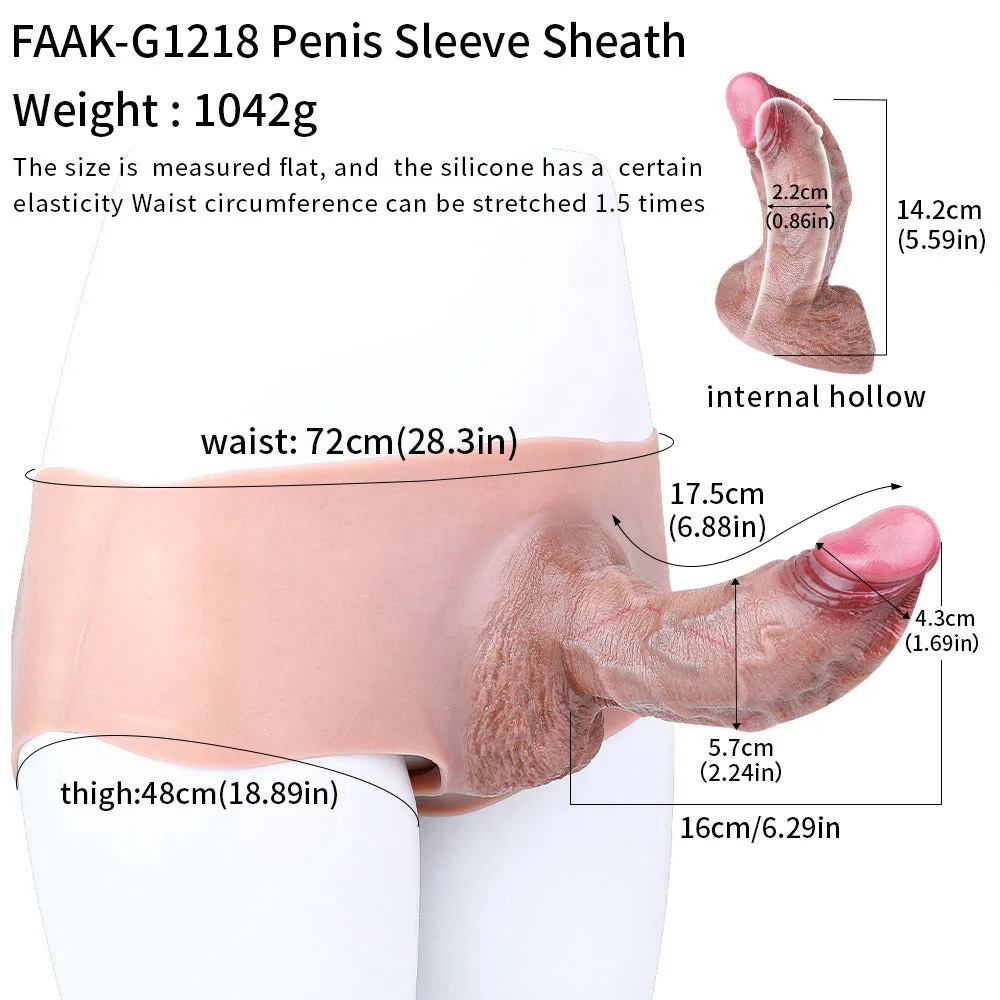 Xinghaoya Silicone Hollow Panty Dildo