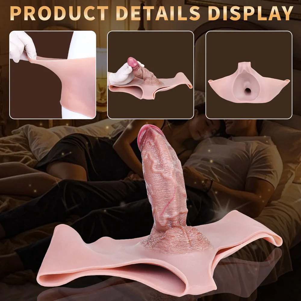 Xinghaoya Silicone Hollow Panty Dildo