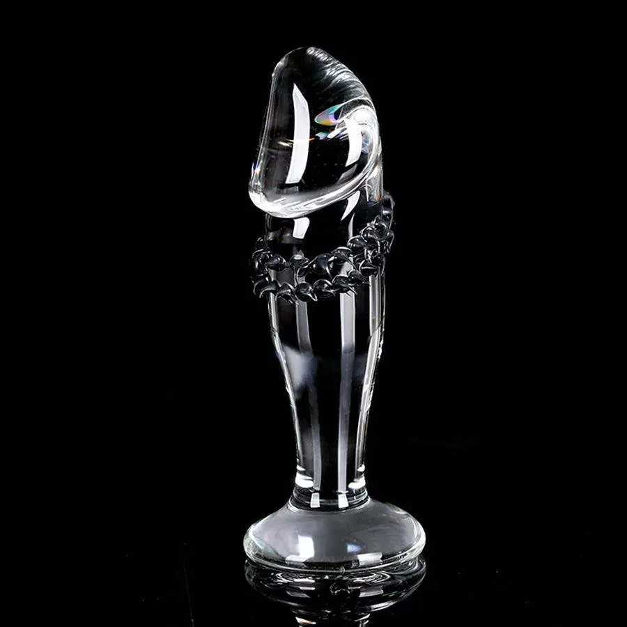 Xinghaoya Soft Thorns Glass Dildo
