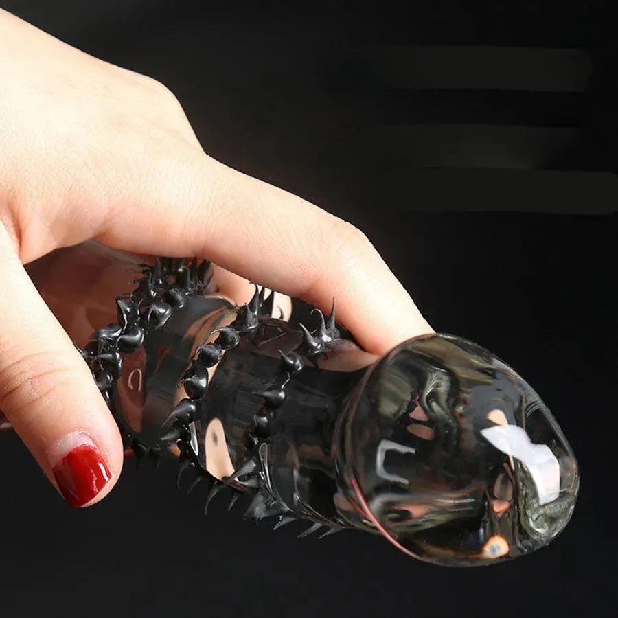 Xinghaoya Soft Thorns Glass Dildo