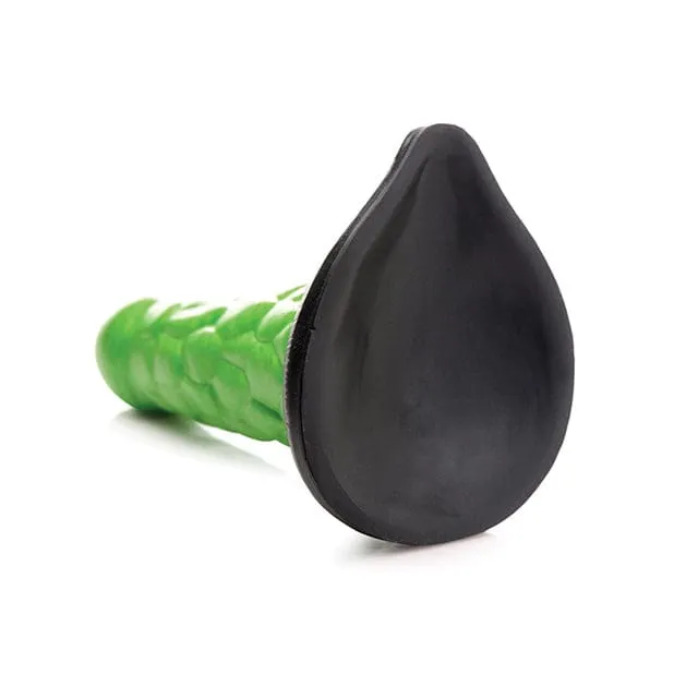 XR - Creature Cocks Radioactive Reptile Thick Scaly Silicone Dildo (Green/Black)