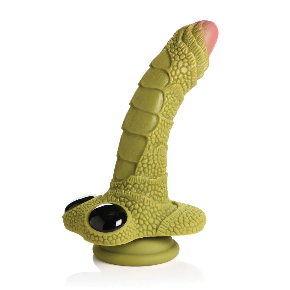XR - Creature Cocks Swamp Monster Scaly Silicone Dildo 9.4" (Green)