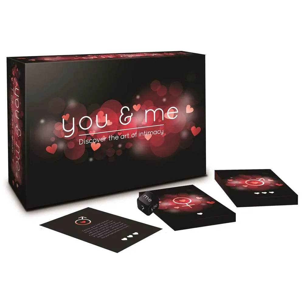 You & Me Game Bundle Kit With Blindfold & Rose Petals